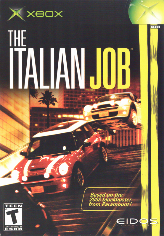 Italian Job box art for Xbox
